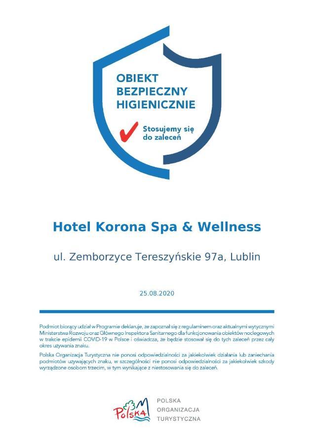Hotel Korona Spa & Wellness Zemborzyce Dolne Exteriör bild