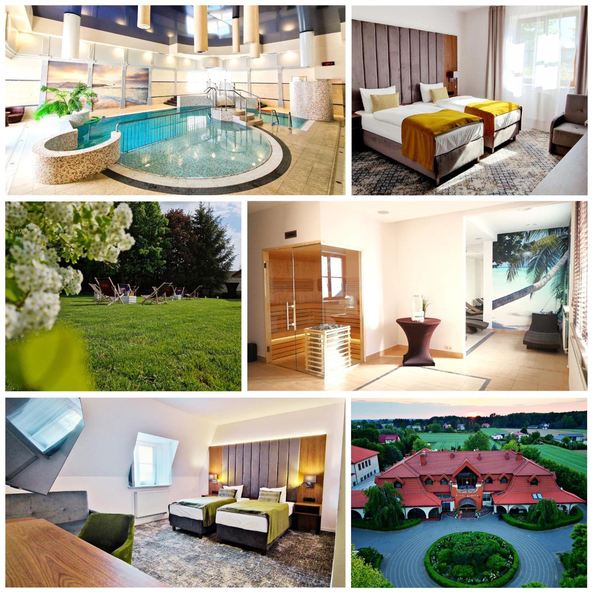Hotel Korona Spa & Wellness Zemborzyce Dolne Exteriör bild